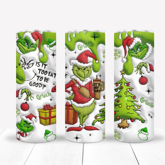 Christmas Tumbler,  GrumpyTravel Mug, Cool Gift - Picture 1 of 4